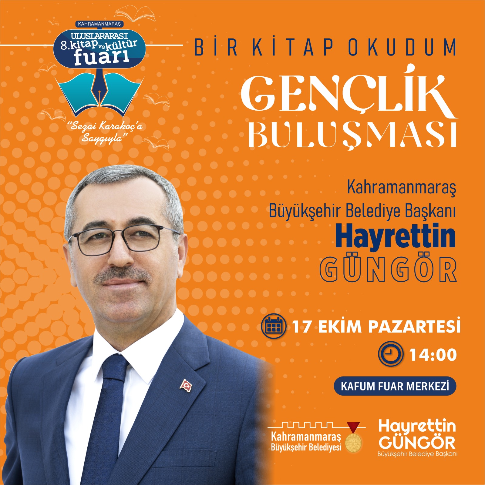 Başkan Güngör Kitap Fuarı’nda Edebiyatseverlerle Buluşacak