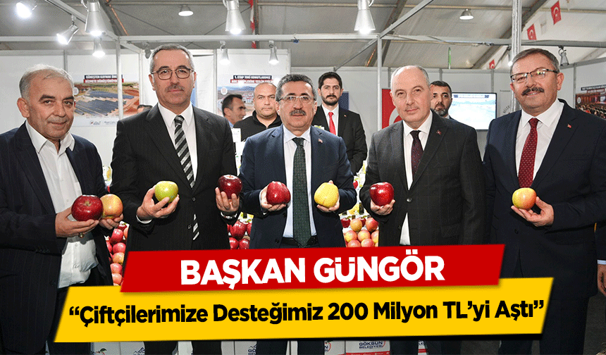 Başkan Güngör ‘Çiftçilerimize desteğimiz 200 milyon tl’yi aştı’