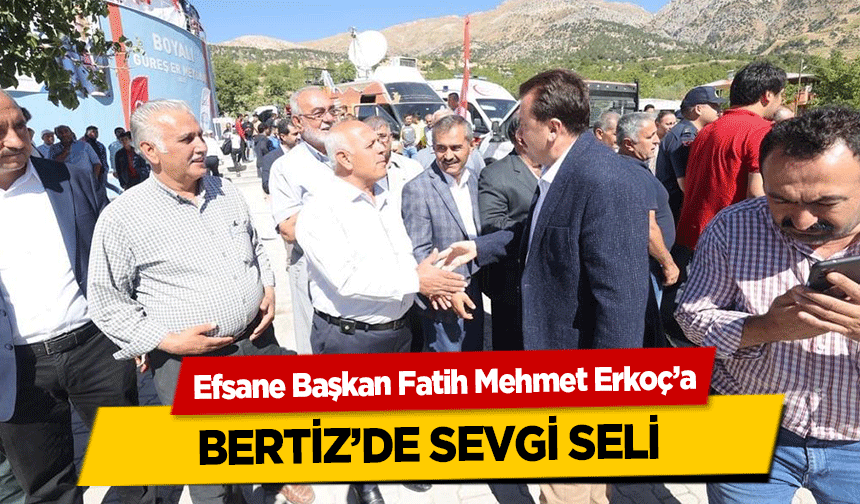 Efsane Başkan Fatih Mehmet Erkoç’a Bertiz’de Sevgi Seli