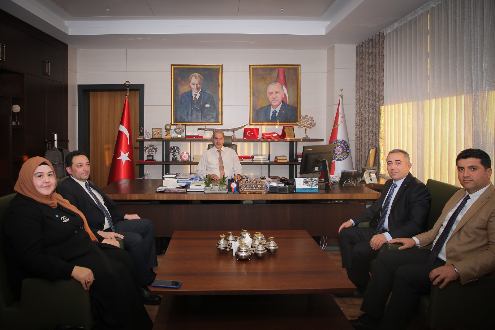 Deva Partisinden Emniyet Müdürü Cebeloğlu'na Ziyaret