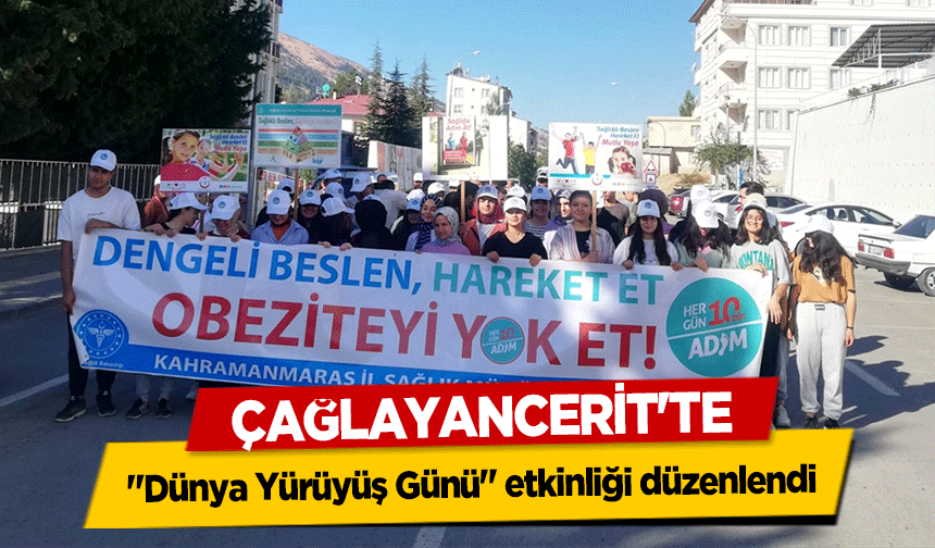 Çağlayancerit'te ‘Dünya Yürüyüş Günü’ etkinliği düzenlendi