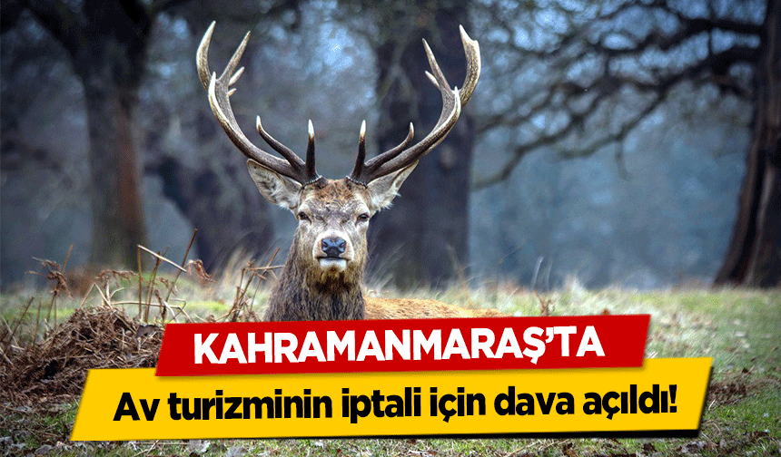 Kahramanmaraş’ta Av turizminin iptali için dava açıldı