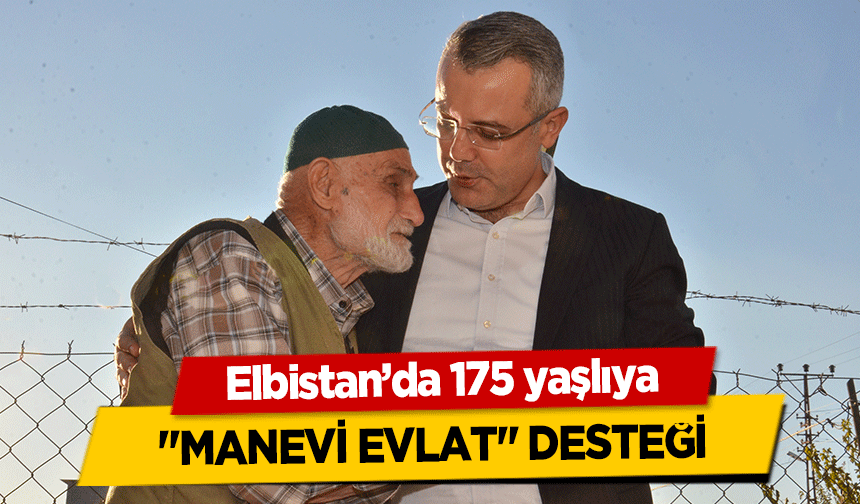Elbistan’da 175 yaşlıya "manevi evlat" desteği