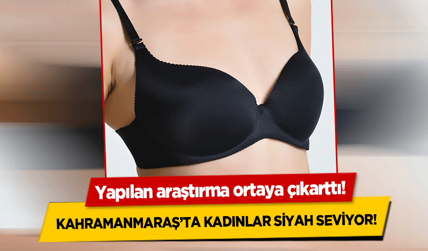 Kahramanmaraş’ta kadınlar siyah seviyor!