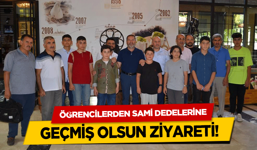 Öğrencilerden Sami dedelerine geçmiş olsun ziyareti!