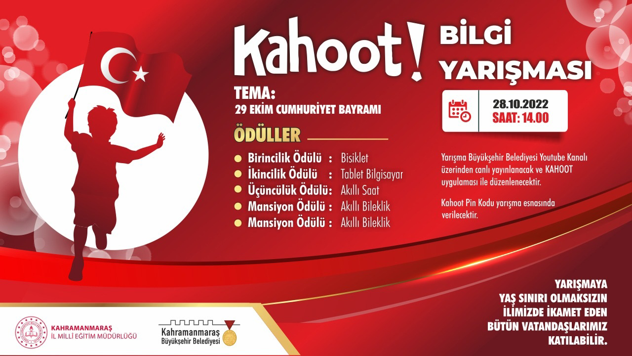 ‘Cumhuriyet Bayramı’ Temalı Bilgi Yarışması Katılımcılarını Bekliyor