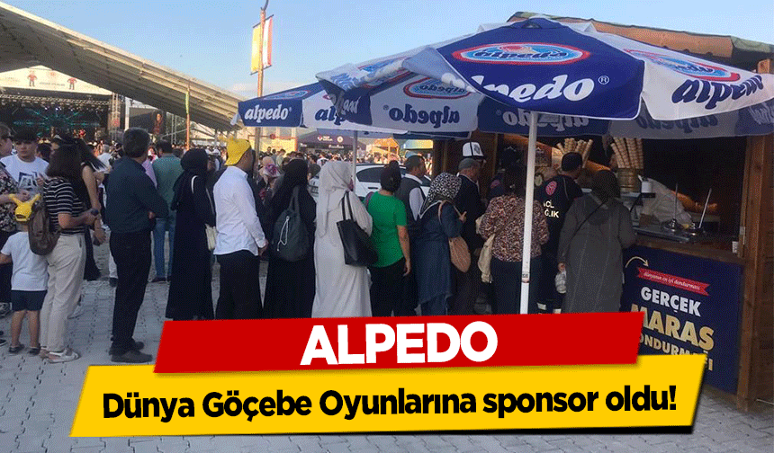 Alpedo Dünya Göçebe Oyunlarına sponsor oldu!
