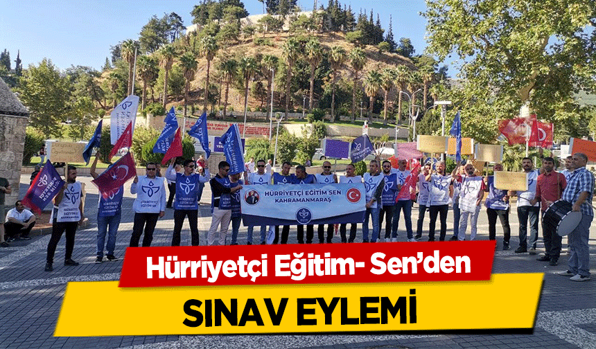 Hürriyetçi Eğitim- Sen’den sınav eylemi