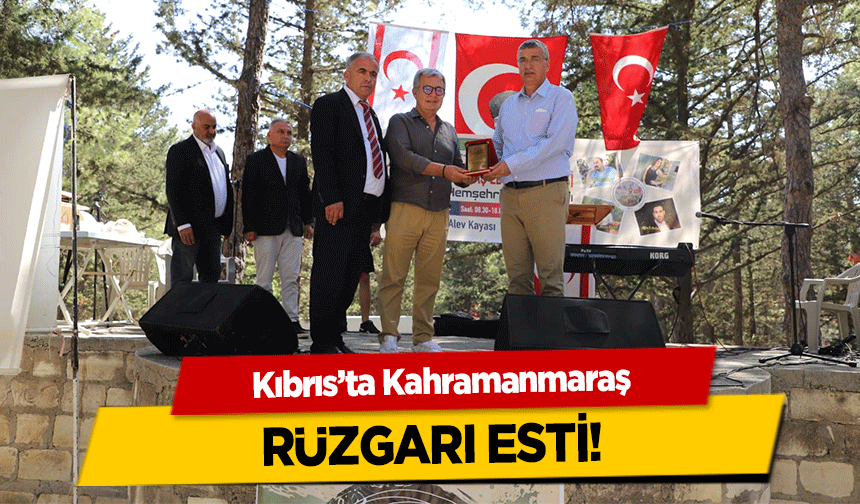 Kıbrıs’ta Kahramanmaraş rüzgarı esti!