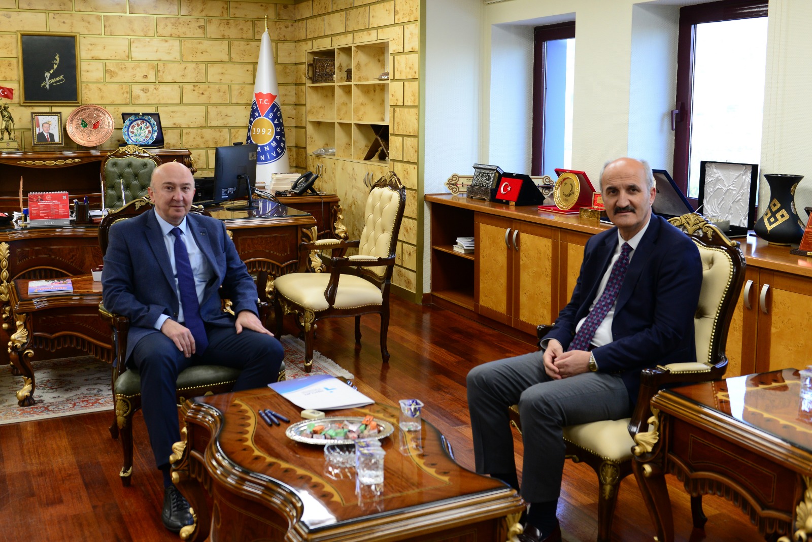 Necati Okay’dan Rektör Yasım’a Ziyaret