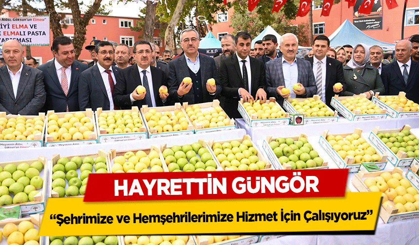 Hayrettin Güngör ‘Şehrimize ve Hemşehrilerimize Hizmet İçin Çalışıyoruz’