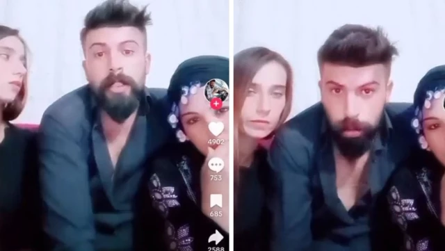 Rezillikte yeni perde! İki eşini de yanına alıp yayın açtı! 