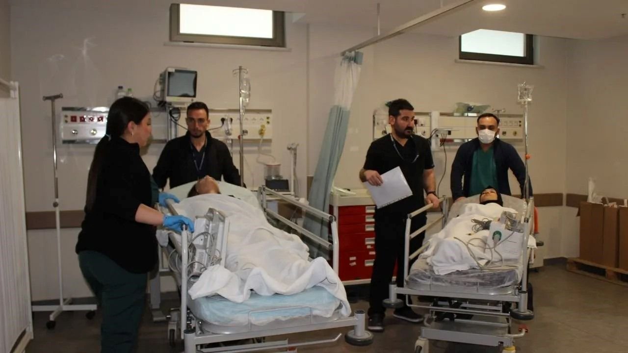 Film sahnelerini aratmayan tatbikat
