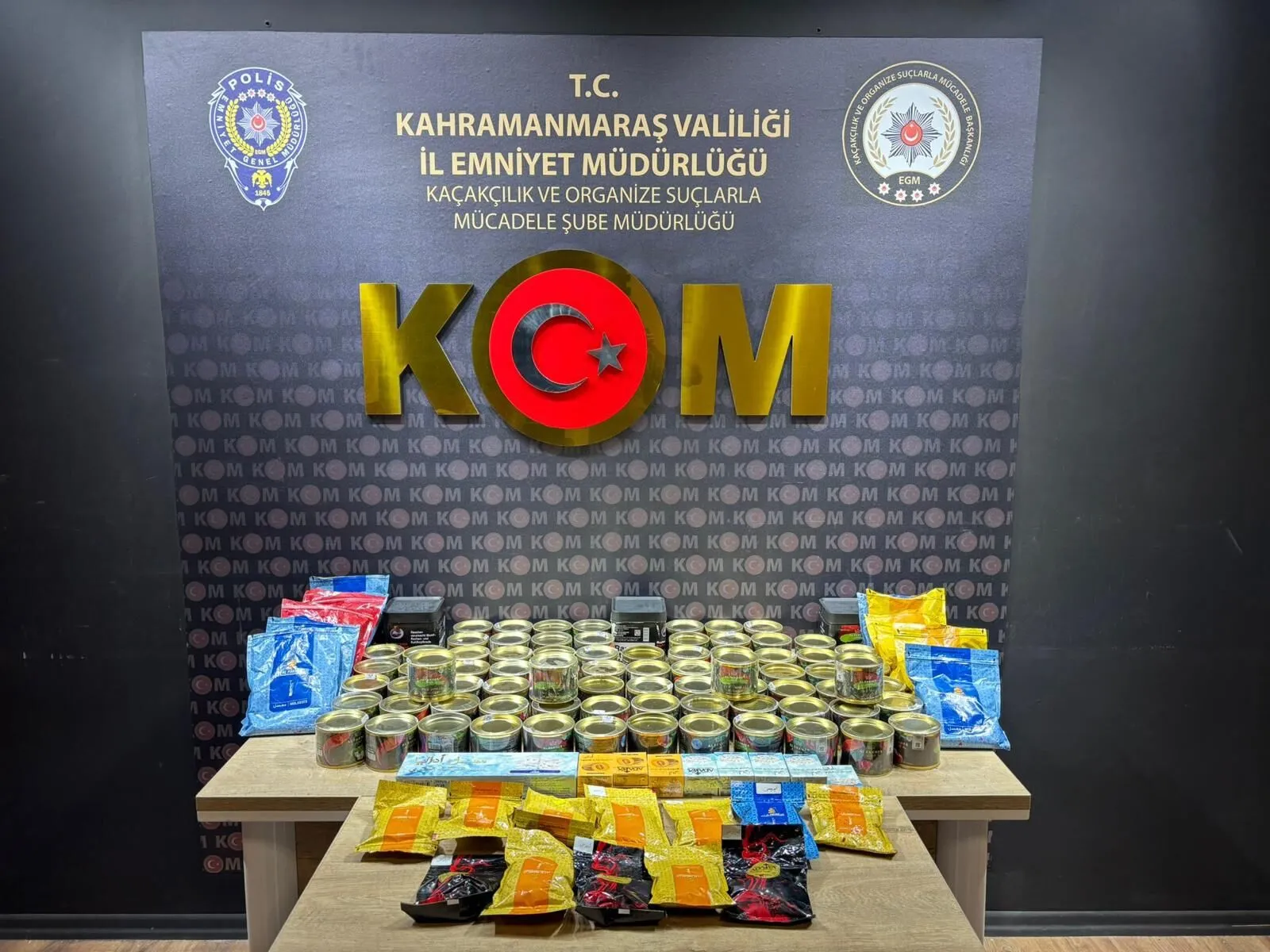 Kahramanmaraş’ta Tütün Kaçakçılarına “Dur” Dendi!
