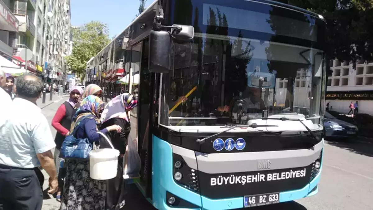 Toplu Taşımada Müjde! Kahramanmaraş’ta Ücret Alınmayacak