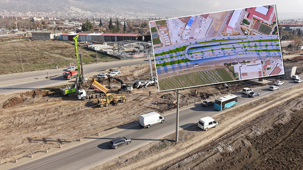 Kahramanmaraş'taki sanayi kavşağı baştan aşağı değişiyor