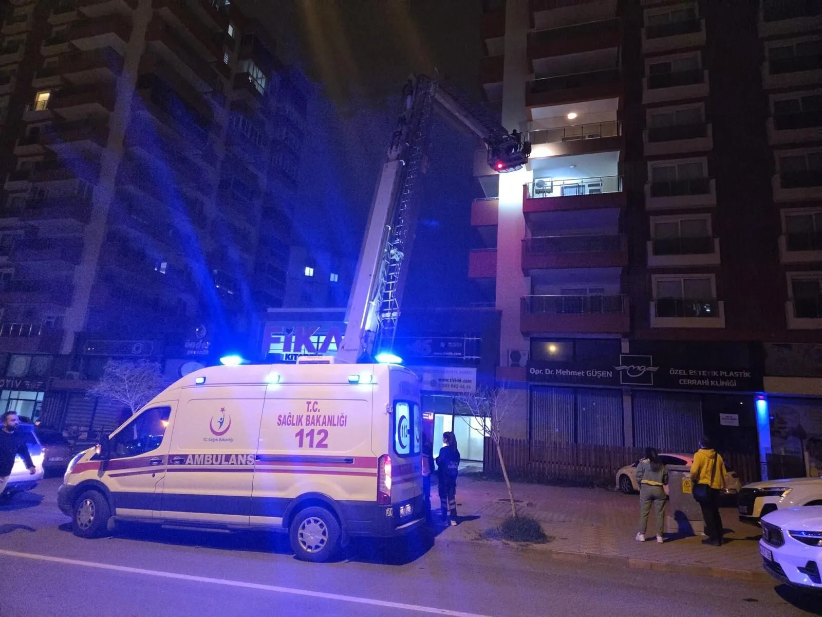 Kahramanmaraş’ta Otoparkta Alevler Yükseldi!