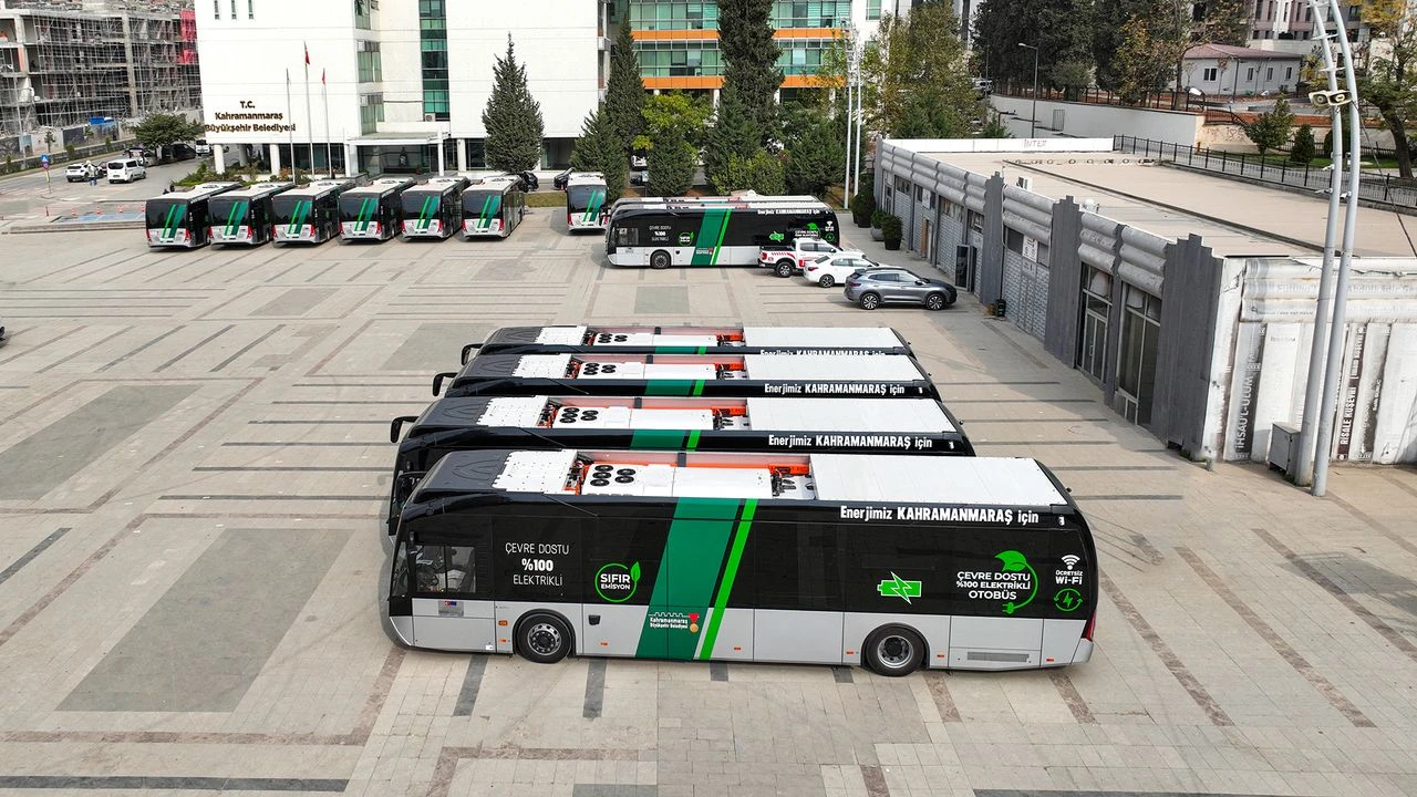 Kahramanmaraş’ta Elektrikli Dönem Başlıyor! Yeni Otobüsler Yola Çıkıyor