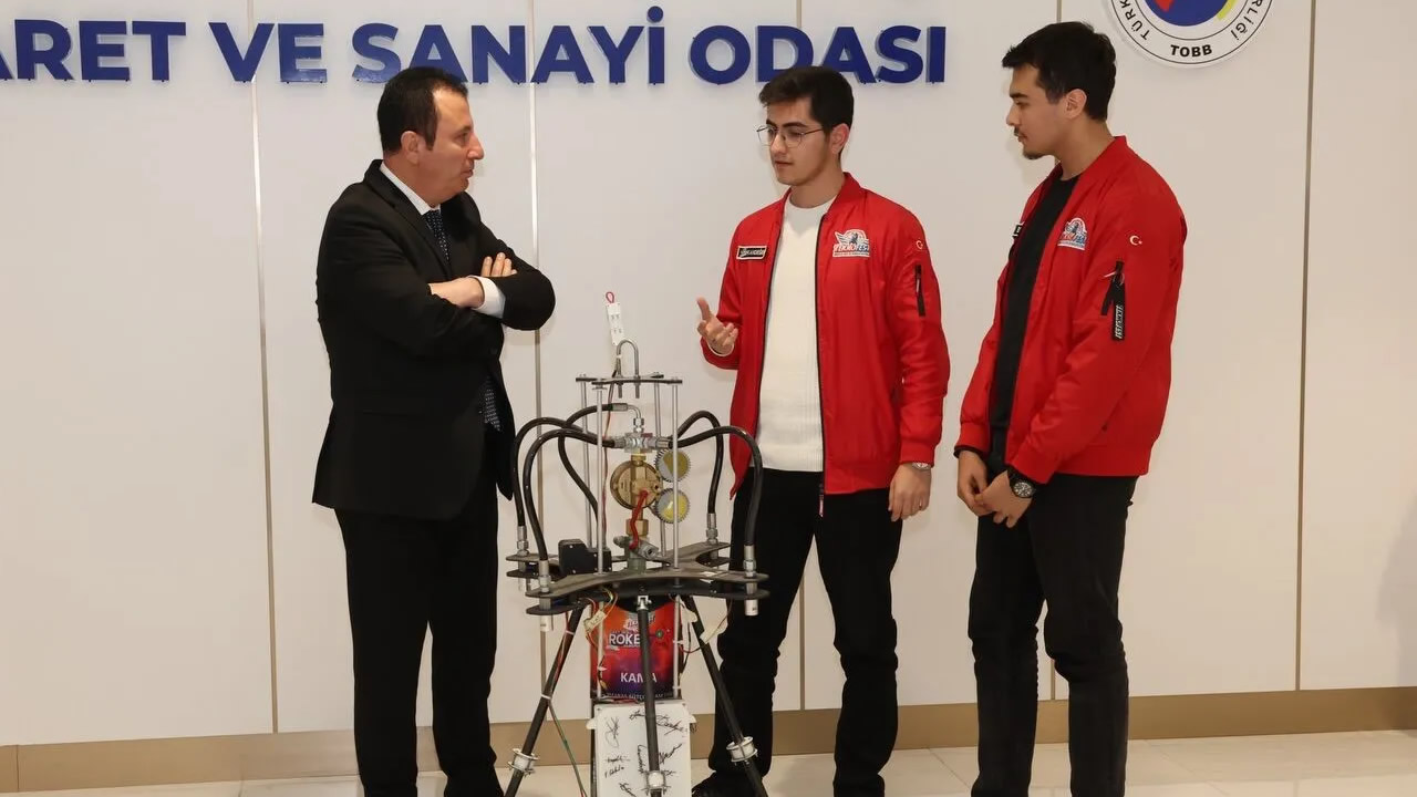 KSÜ'den Ulusal Başarılı Genç Mucitler KMTSO Başkanı Buluntu ile Buluştu