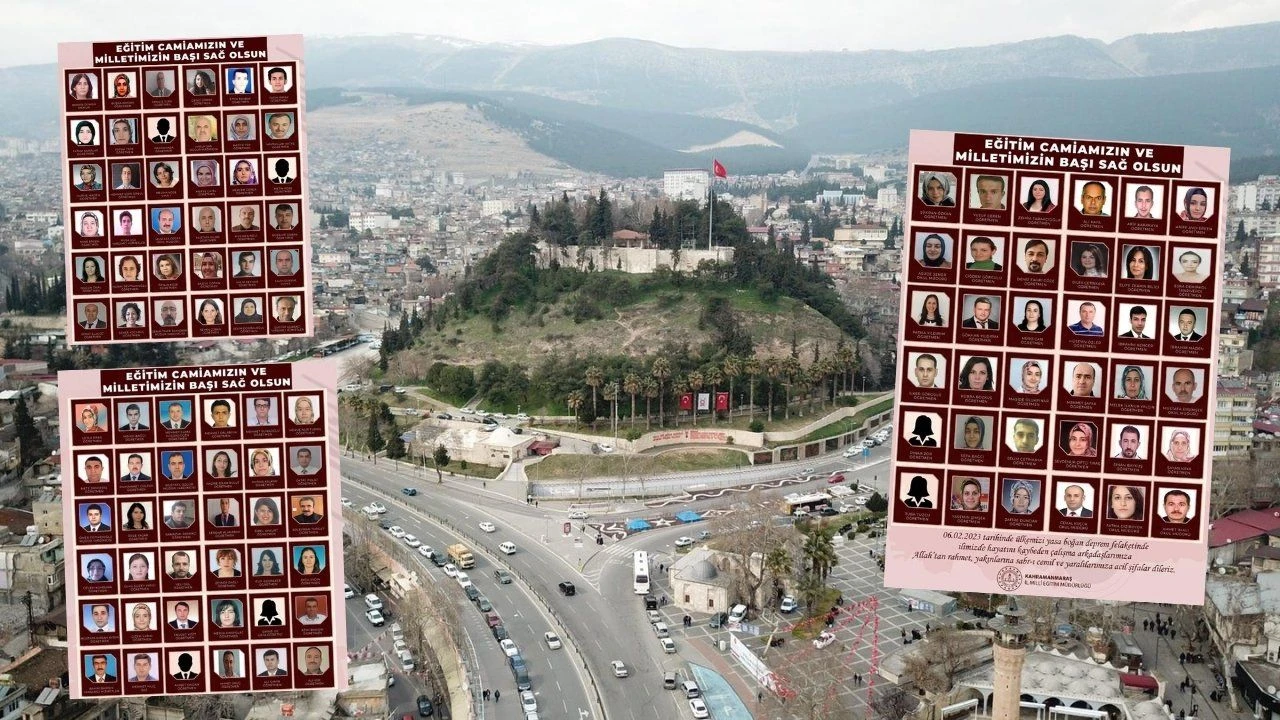 Kahramanmaraş Depreminde Şehit Olan 174 Öğretmen, 24 Kasım'da Unutulmadı