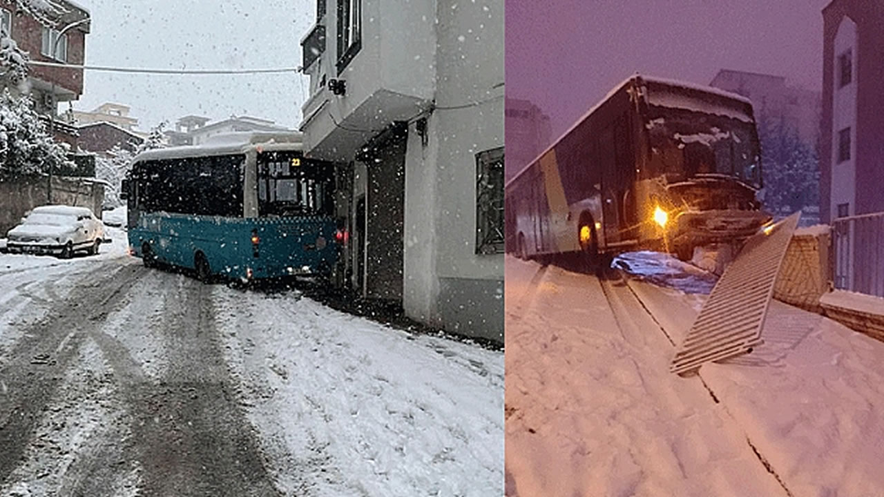 Kahramanmaraş'ta kar kazaları beraberinde getirdi