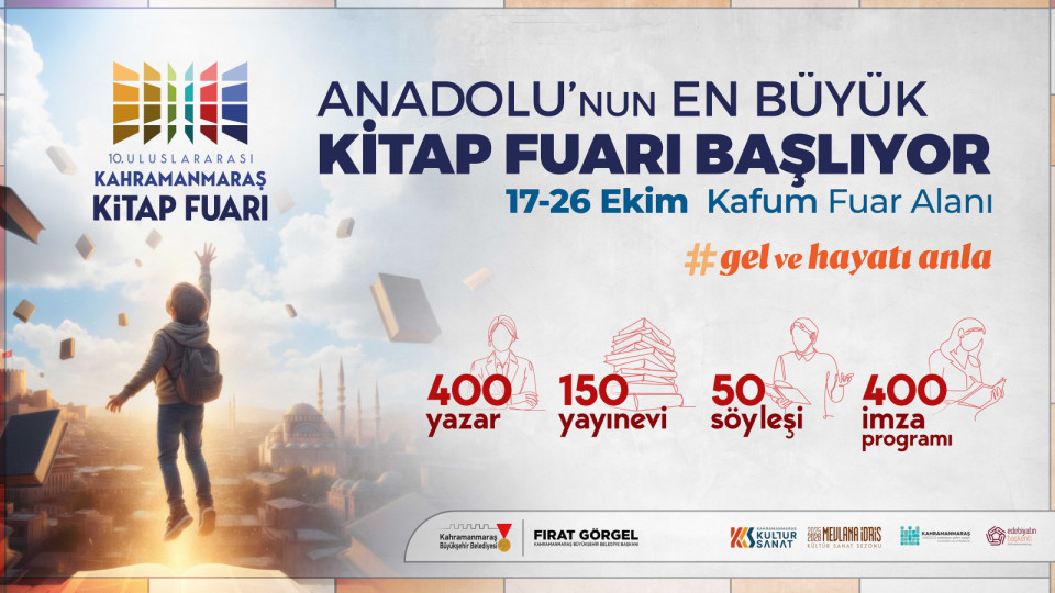 Kahramanmaraş’ta Kitap Zamanı! 10. Kitap Fuarı Kapılarını Açıyor