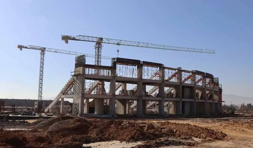Kahramanmaraş'a modern stat geliyor: Son görüntüler bu şekilde