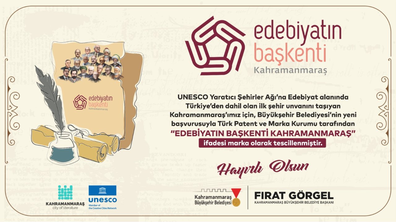 Edebiyatın Kalbi Bu Şehirde Atıyor: Kahramanmaraş Resmen Marka!
