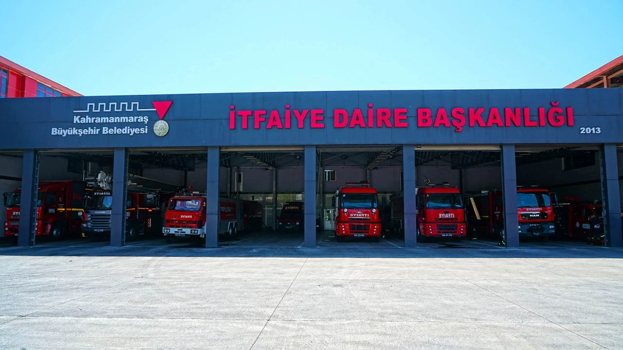 Kahramanmaraş itfaiyesi 2025 yılında 16 bin 306 olaya müdahale etti