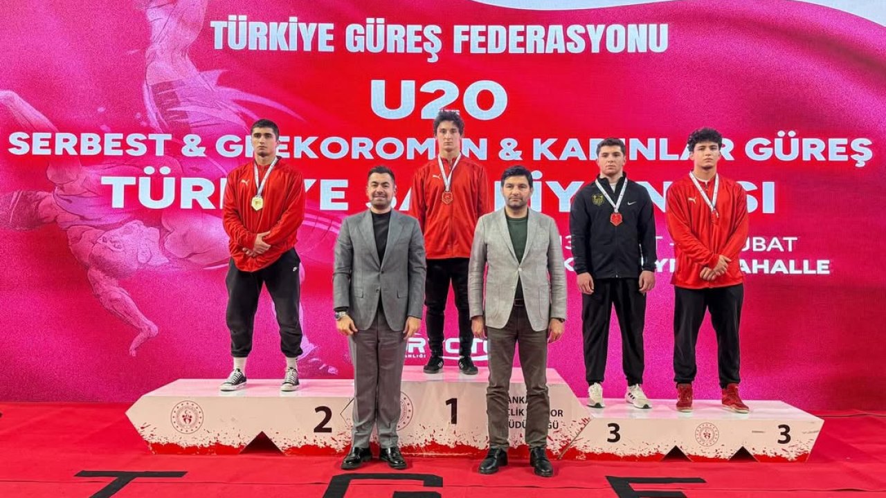 Kahramanmaraşlı Güreşçiler Ankara'yı Salladı: Madalyalara El Koydular!