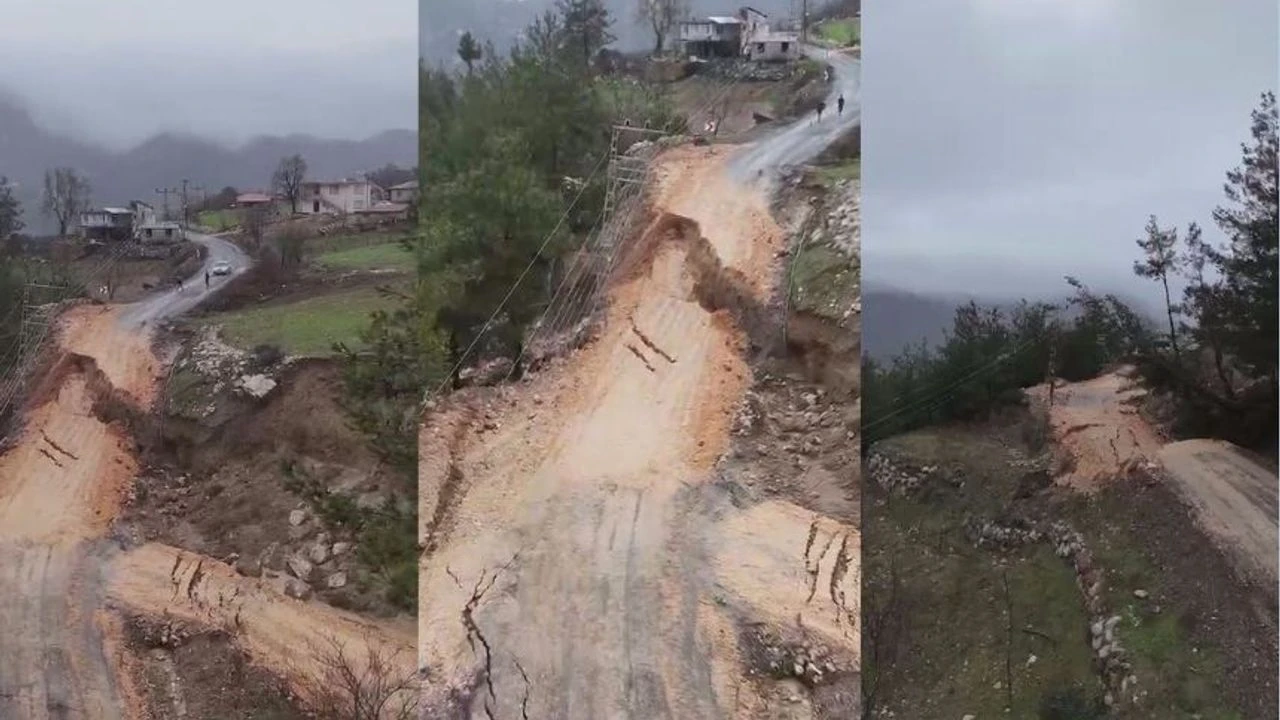 Kahramanmaraş'ta sağanak kabusu: Suluyayla yolunda ulaşım durdu!