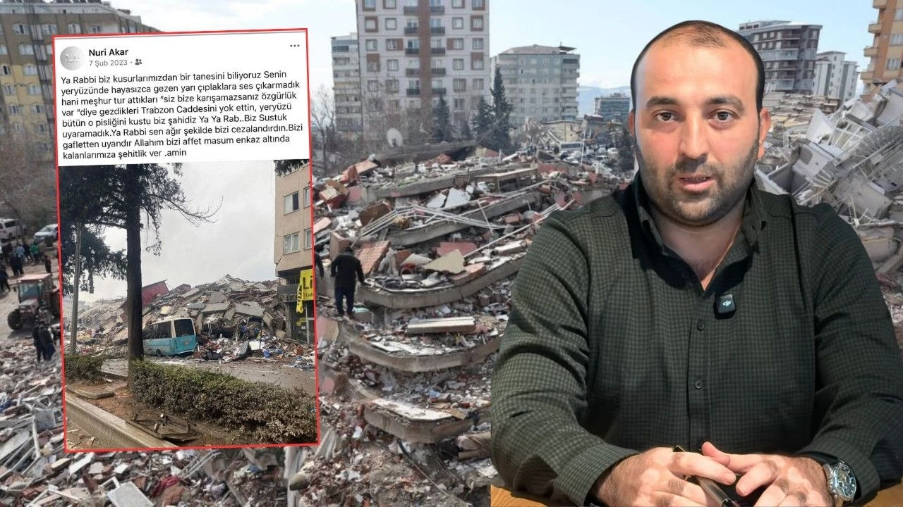Deprem felaketine 'ilahi ceza' dedi: Mimarlar Odası adayının sözleri infial yarattı!