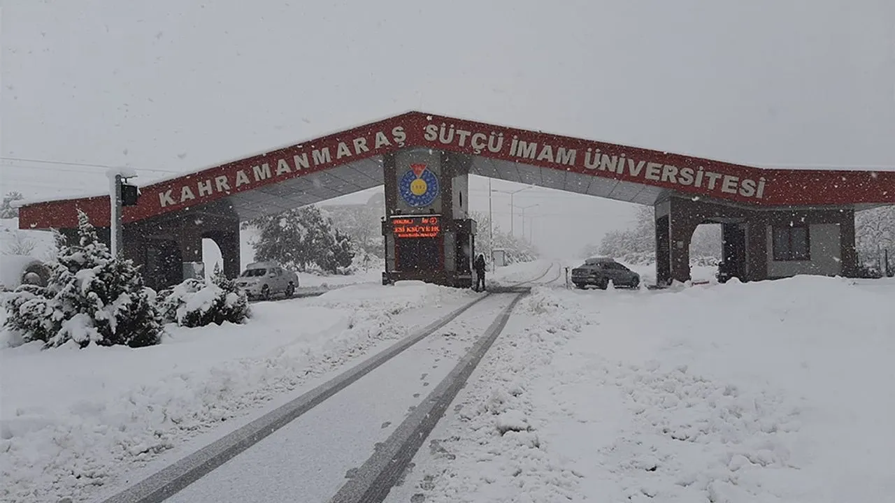 KSÜ’de Kar Molası: Sınavlara Ve Eğitime Bir Günlük Ara