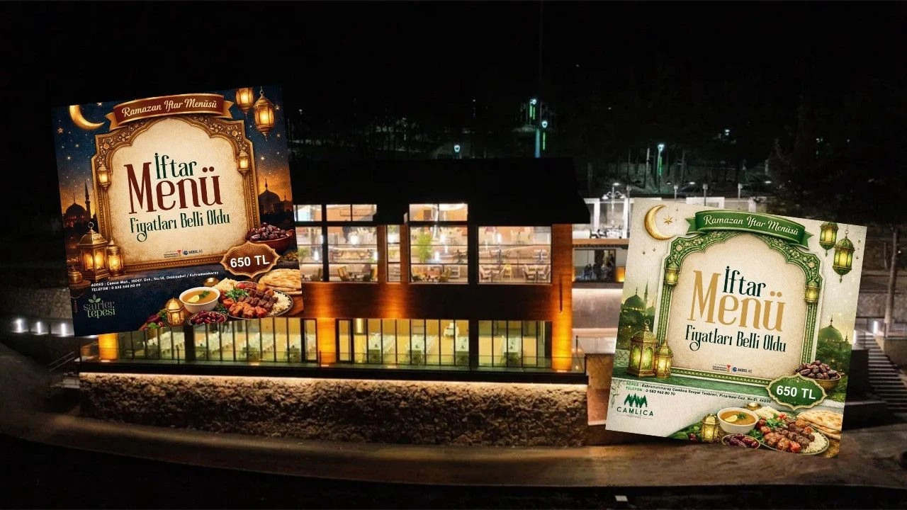 Çamlıca Restoran ve Şairler Tepesi İftar Menüsü Kaç TL? İşte Fiyatlar!