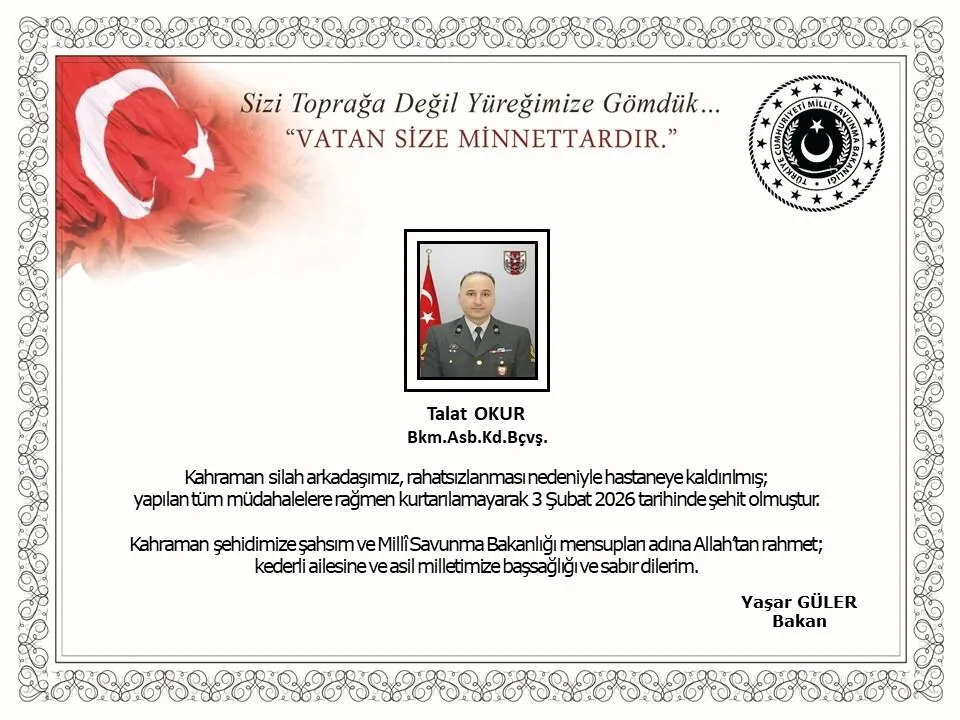 Astsubay Kıdemli Başçavuş Talat Okur kimdir?