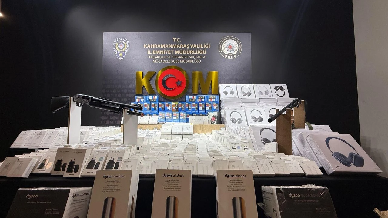 Kahramanmaraş'ta Dev Kaçakçılık Darbesi: Piyasa Değeri Yüksek Ürünler Ele Geçirildi